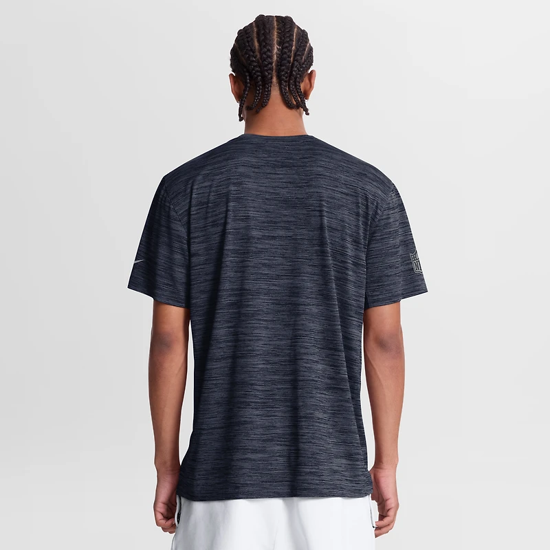 Men's Nike Navy Chicago Bears Sideline Double Covered Dri-FIT Velocity T-Shirt