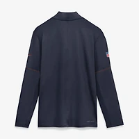 Men's Nike  Navy Chicago Bears Sideline Dri-FIT Half-Zip Pullover