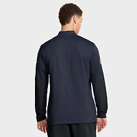 Men's Nike Navy Chicago Bears Sideline Dri-FIT Half-Zip Pullover