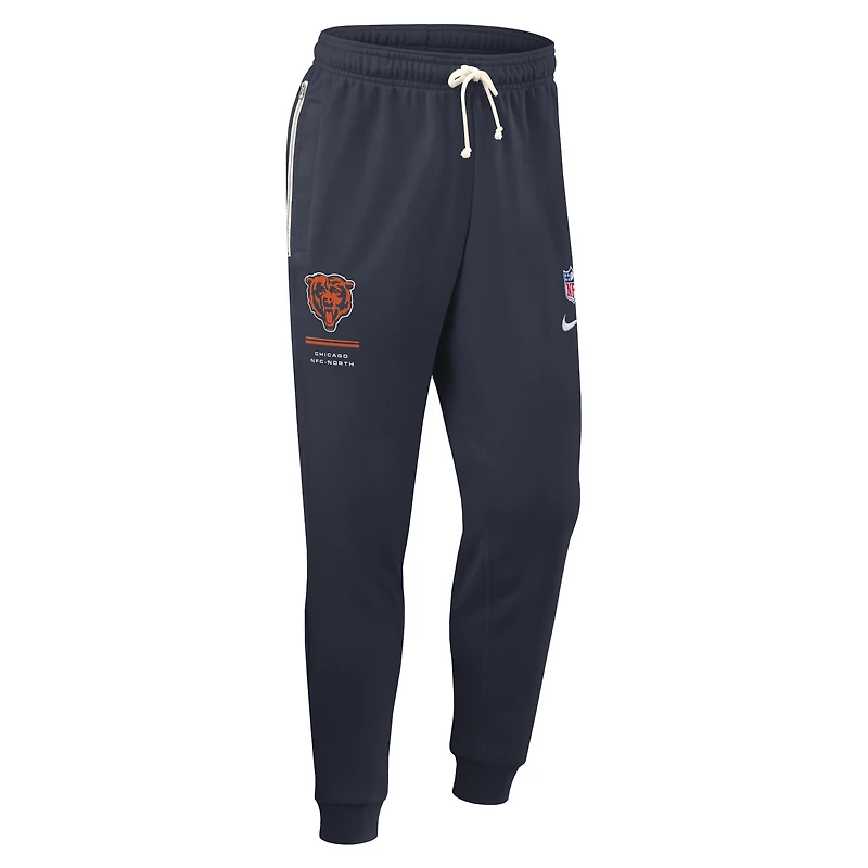 Men's Nike Navy Chicago Bears Sideline Standard Issue Dri-FIT Taper Pants