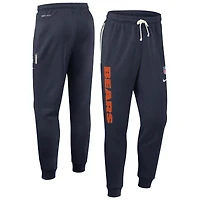 Men's Nike Navy Chicago Bears Sideline Standard Issue Ground Game Dri-FIT Taper Pants