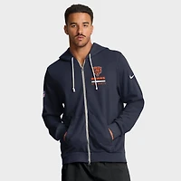 Sweat à capuche Nike bleu marine Chicago Bears Sideline Utility Player Dri-FIT pour homme