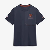 Men's Nike  Navy Chicago Bears Sideline UV Dri-FIT Coaches Shirt