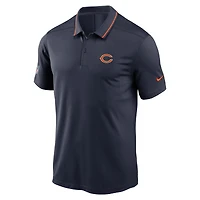 Men's Nike Navy Chicago Bears Sideline Victory Performance Polo