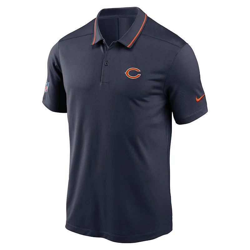Polo pour homme Nike Chicago Bears Sideline Victory Performance - Bleu marine
