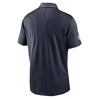 Men's Nike Navy Chicago Bears Sideline Victory Performance Polo
