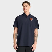 Polo tissé Nike Dri-FIT bleu marine Chicago Bears pour homme