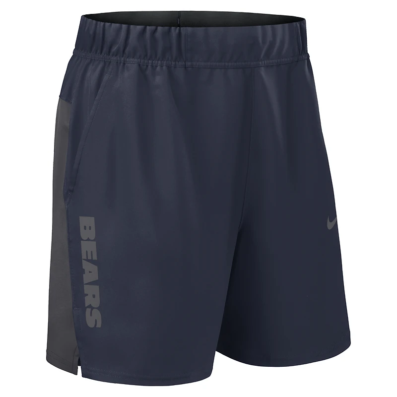 Men's Nike Navy Chicago Bears Woven Victory Dri-FIT Shorts