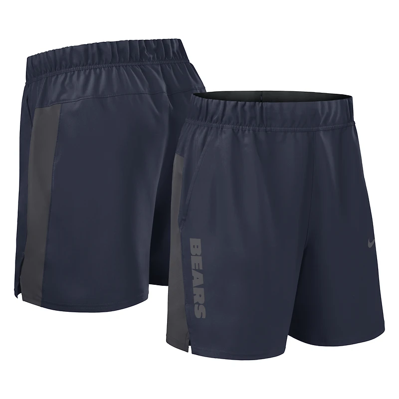 Men's Nike Navy Chicago Bears Woven Victory Dri-FIT Shorts