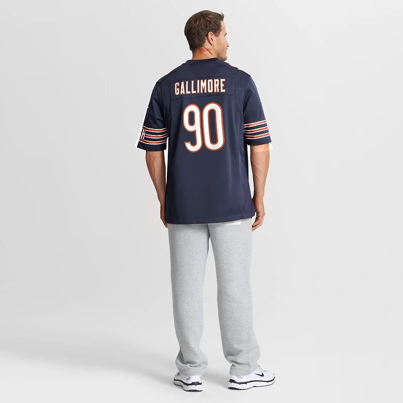 Men's Nike Neville Gallimore Navy Chicago Bears Team Game Jersey