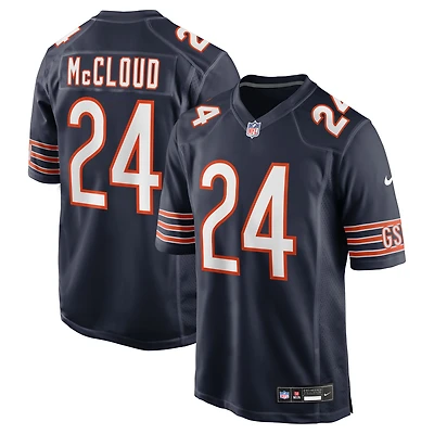 Maillot Nike Nick McCloud bleu marine pour homme des Chicago Bears