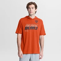 Men's Nike Orange Chicago Bears Tri-Blend Hooded T-Shirt