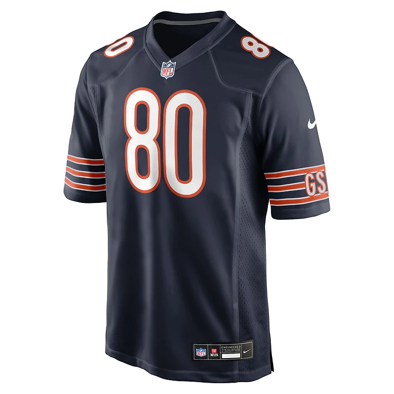 Men's Nike Qadir Ismail Navy Chicago Bears Team Game Jersey