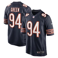 Maillot de match Nike Rasheem pour hommes, vert marine, Chicago Bears