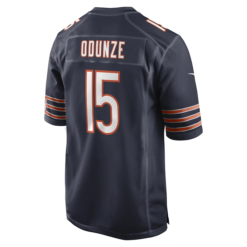 Men's Nike Rome Odunze Navy Chicago Bears Player Game Jersey