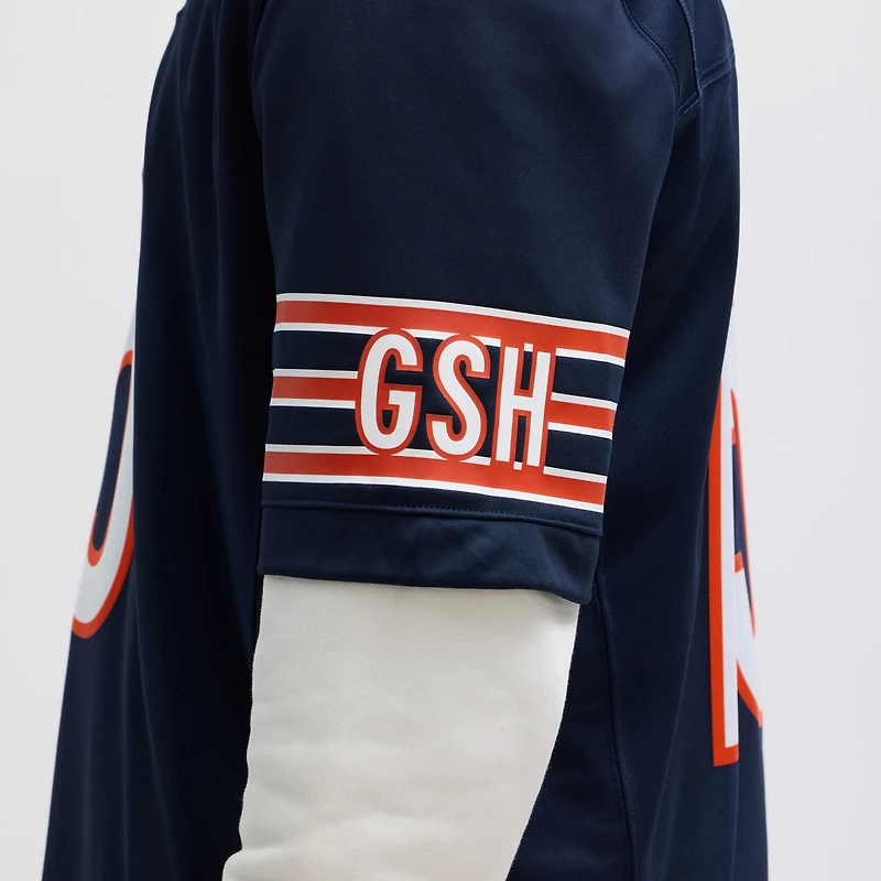 Men's Nike Rome Odunze Navy Chicago Bears Vapor F.U.S.E. Limited Jersey