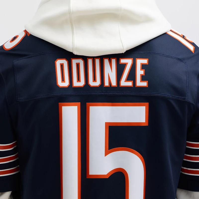 Men's Nike Rome Odunze Navy Chicago Bears Vapor F.U.S.E. Limited Jersey