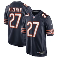 Maillot Nike Swayze Bozeman bleu marine pour homme des Chicago Bears