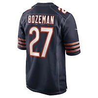 Maillot Nike Swayze Bozeman bleu marine pour homme des Chicago Bears