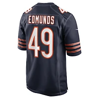 Maillot de joueur des Chicago Bears Nike Tremaine Edmunds pour homme, bleu marine