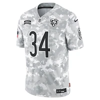 Maillot Nike Walter Payton Arctic Camo Chicago Bears 2024 Salute to Service pour homme, édition limitée, joueur retraité