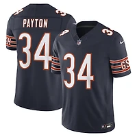 Maillot Nike Walter Payton bleu marine Chicago Bears Vapor F.U.S.E. pour homme, édition limitée et cousue, retiré du marché