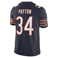 Men's Nike Walter Payton Navy Chicago Bears Vapor F.U.S.E. Stitched Retired Limited Jersey