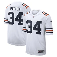 Maillot Nike Walter Payton blanc pour homme, joueur retraité des Chicago Bears, match alternatif