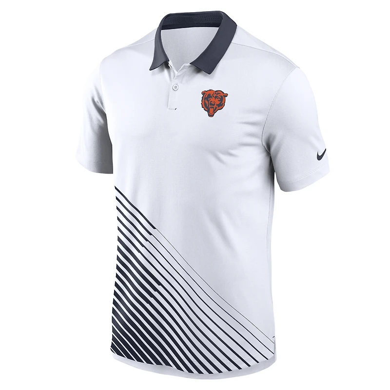 Polo Nike Chicago Bears Vapor Performance pour homme - Blanc