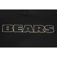Men's Pro Standard Black Chicago Bears Classic Chenille Pullover Hoodie