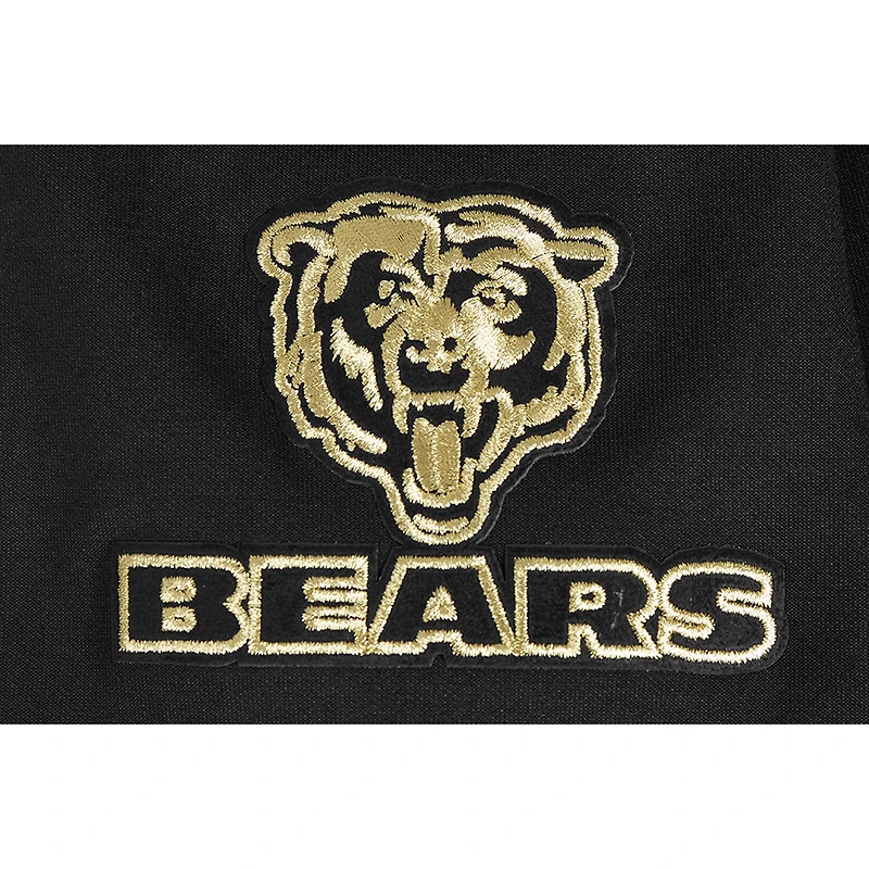 Men's Pro Standard Black Chicago Bears Classic Chenille Pullover Hoodie