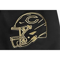 Men's Pro Standard Black Chicago Bears Classic Chenille Pullover Hoodie