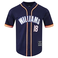 Maillot de baseball boutonné en maille bleu marine Pro Standard Caleb Williams des Chicago Bears pour homme
