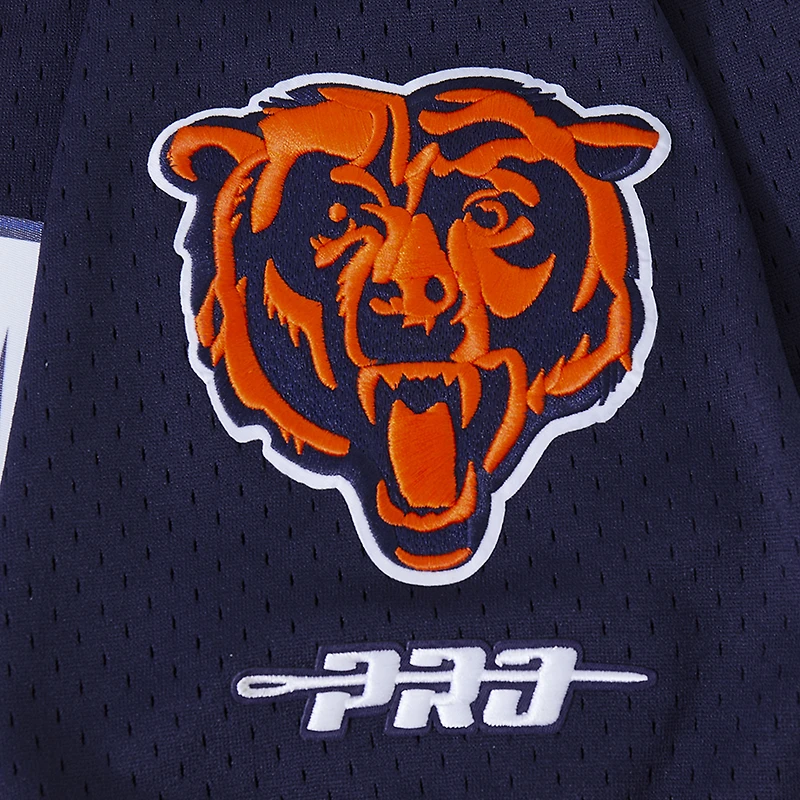 Maillot de baseball boutonné en maille bleu marine Pro Standard Caleb Williams des Chicago Bears pour homme
