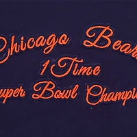 Men's Pro Standard Navy Chicago Bears Hybrid Woven Full-Zip Hoodie