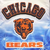 Men's Pro Standard Navy Chicago Bears Sublimated Satin Full-Snap Jacket