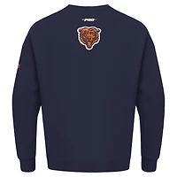 Sweat-shirt à enfiler épaules tombantes Turn It Up Pro Standard Navy Chicago Bears pour homme