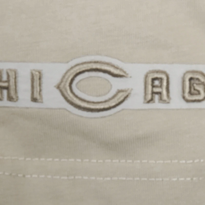 Men's Pro Standard Tan Chicago Bears Neutrals Capsule Short Sleeve Pullover Hoodie