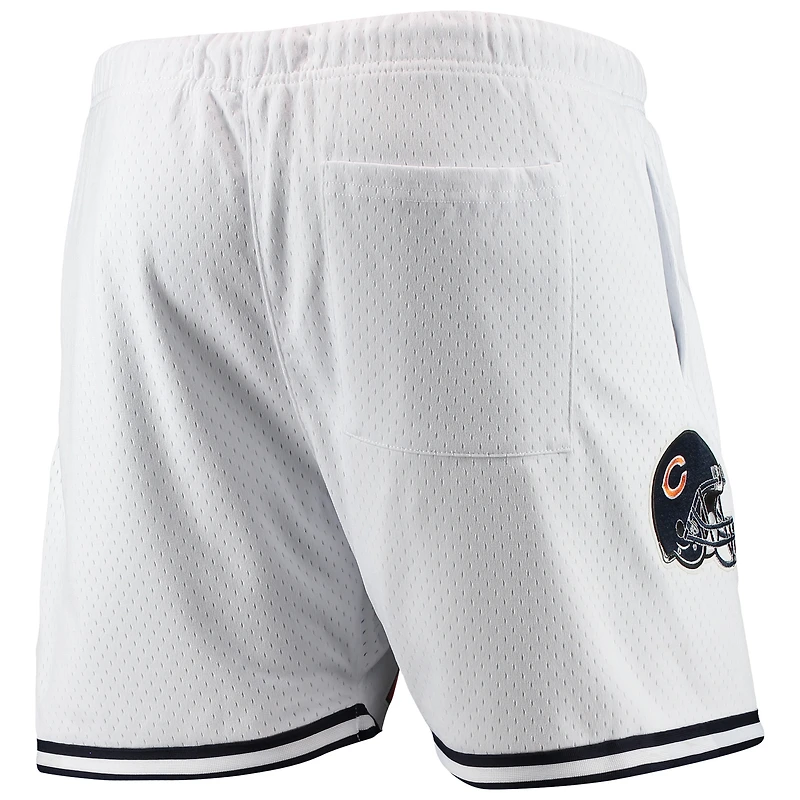 Short en maille Chicago Bears Pro Standard pour homme, blanc/noir