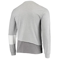 T-shirt à manches longues pour homme Refried Apparel Chicago Bears Sustainable Angle gris chiné