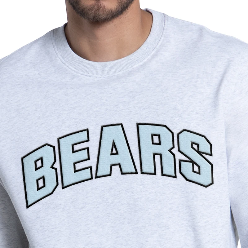 Sweat-shirt polaire Starter Ash Chicago Bears Faceoff pour homme