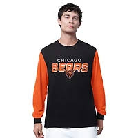 T-shirt à manches longues noir pour homme, motif starter, Chicago Bears, jeudi soir, Gridiron