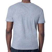 T-shirt gris chiné pour homme avec logo du bouclier des Chicago Bears