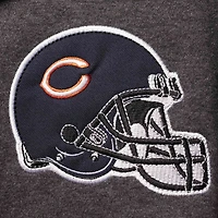 Sweat à capuche Starter Chicago Bears Extreme Fireballer gris chiné/orange pour homme