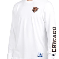Men's Starter Navy/White Chicago Bears Short Sleeve & Long T-Shirt Combo Pack