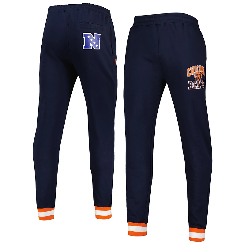 Pantalon de jogging en polaire Starter pour homme, modèle Blitz des Chicago Bears, bleu marine