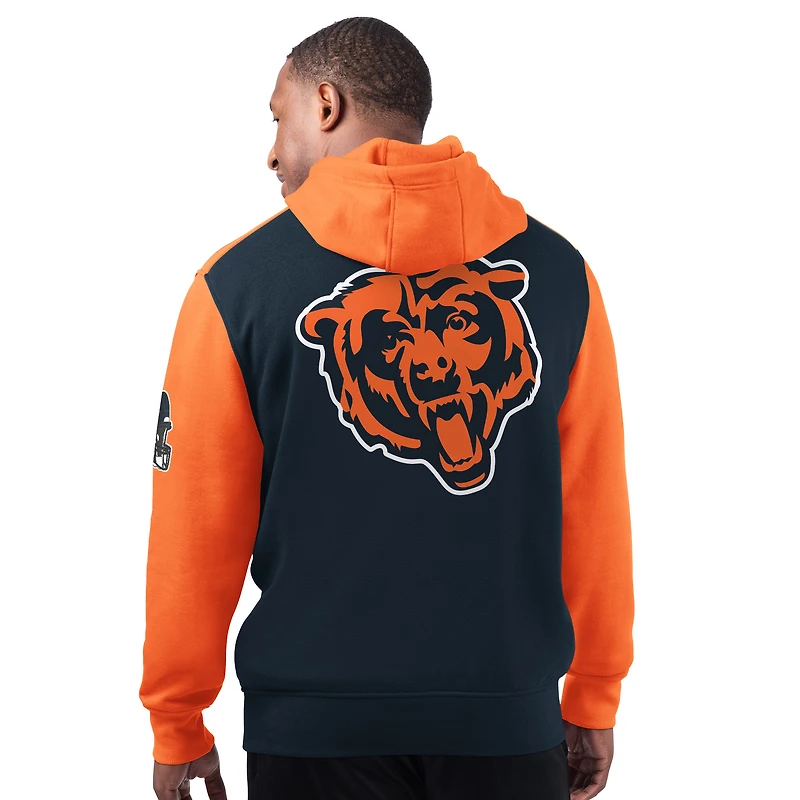 Sweat à capuche Extreme pour homme Starter Navy Chicago Bears