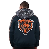 Men's Starter  Navy Chicago Bears Thursday Night Gridiron Full-Zip Jacket