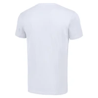 T-shirt blanc à rayures pour homme des Chicago Bears