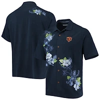 Chemise boutonnée Tommy Bahama Navy Chicago Bears Azule Oasis pour hommes